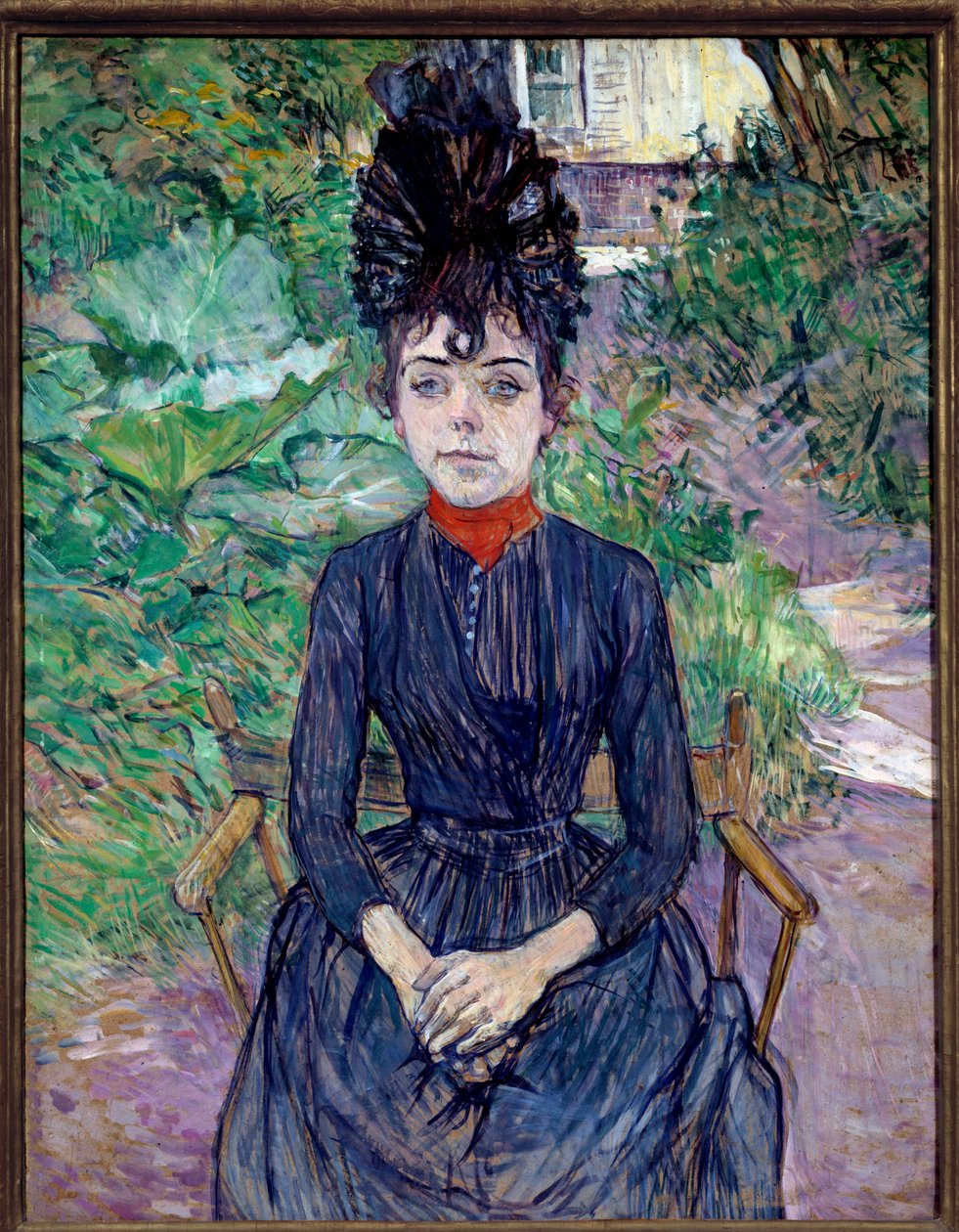 Justine Dieuhl portréja Henri de Toulouse Lautrec (1864-1901) festménye 1891 V. 0,74x0,58 m Párizs, Muse d