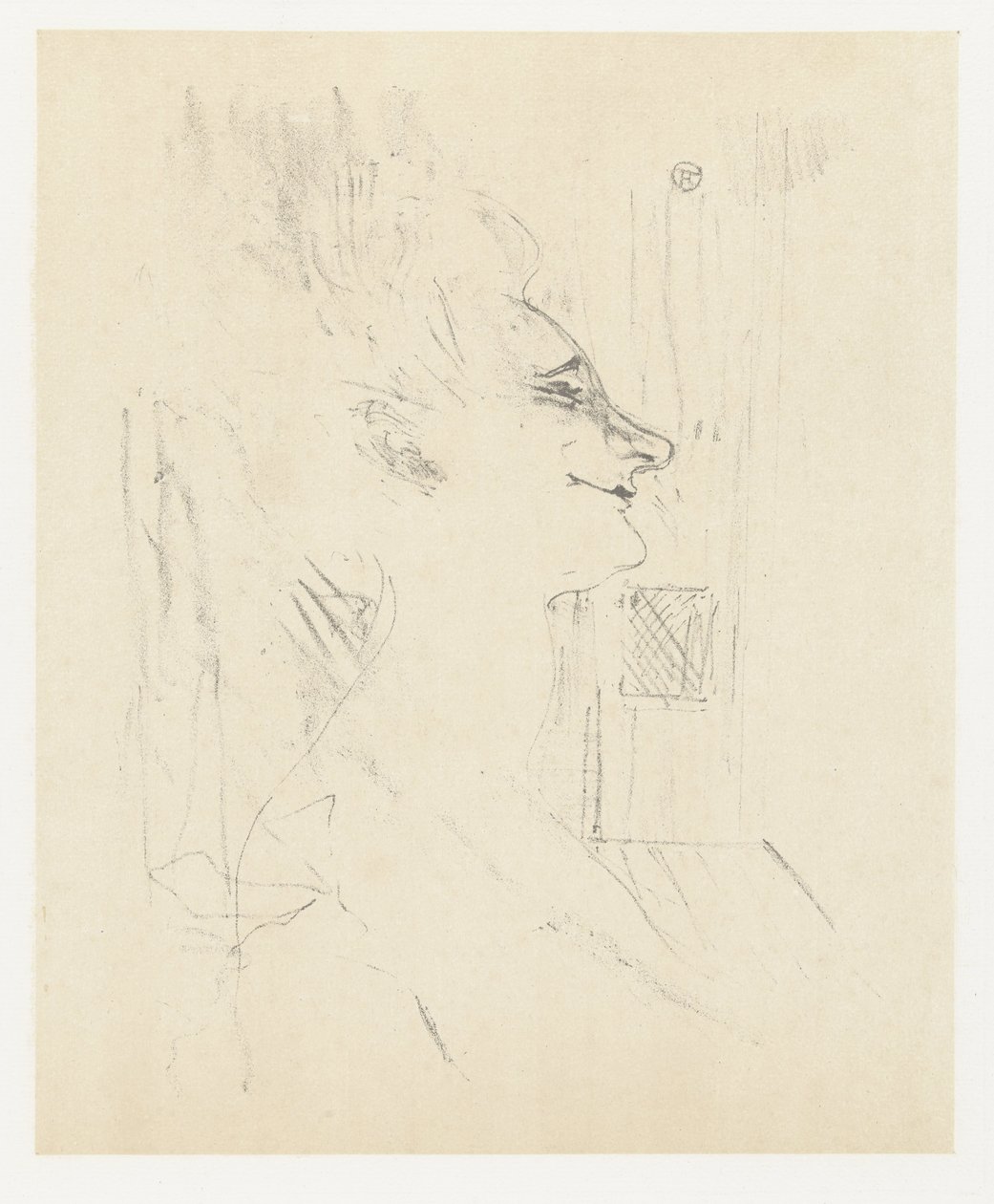 Portret van színésznő, Yvette Guilbert a Soularde-ban Yvette Guilbert Soularde Yvette Guilbert: angol sorozat (sorozat címe) alkotó: Henri de Toulouse Lautrec