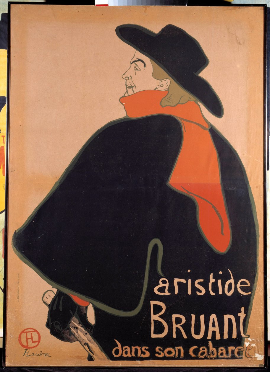 Aristide Sparrow-t (1851-1925) a kabaréjában ábrázoló plakát. Henri de Toulouse-Lautrec (Toulouse Lautrec) litográfiája (1864-1901). 1893. Párizs, Plakát- és Reklámmúzeum alkotó: Henri de Toulouse Lautrec