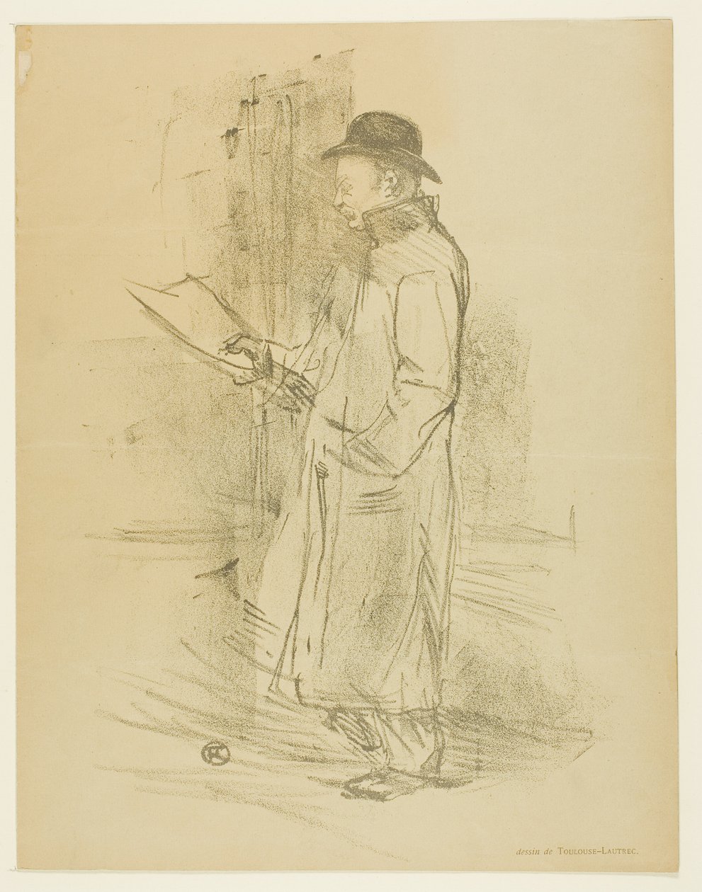 Program a Gémier Juttatásért alkotó: Henri de Toulouse Lautrec