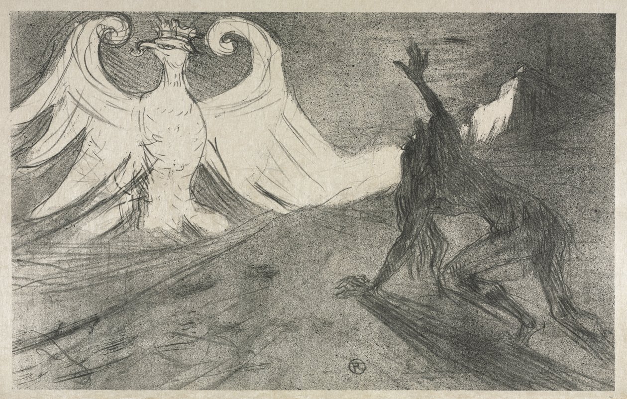 Projekt a Frontispiece számára: Au pied du Sinaï alkotó: Henri de Toulouse Lautrec