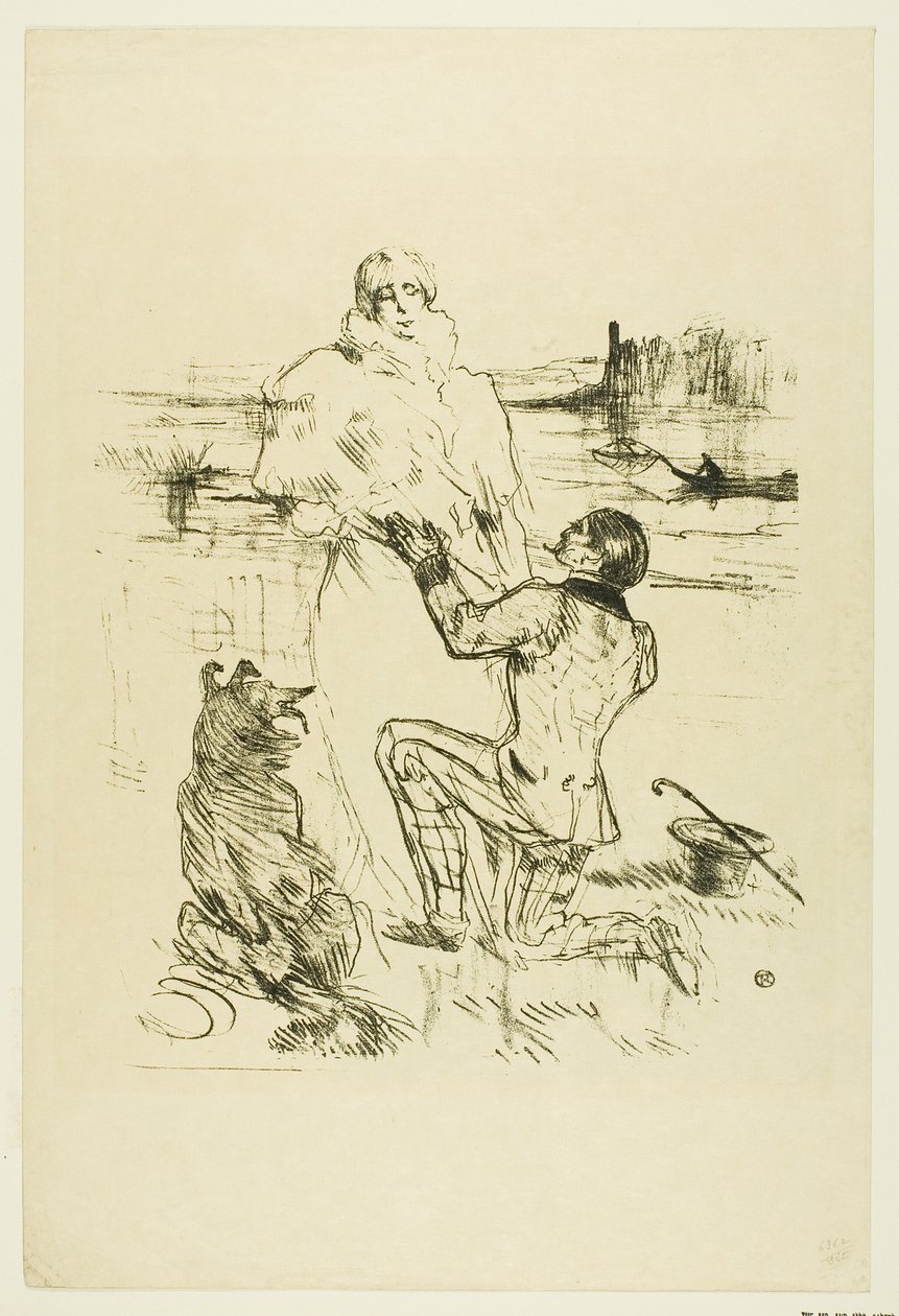 Ajánlat (első tábla) alkotó: Henri de Toulouse Lautrec