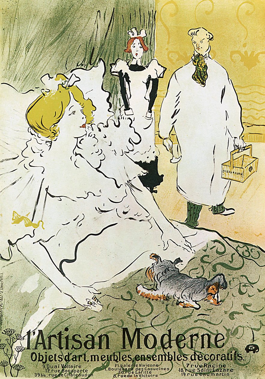 Qui, LArtisan Moderne, 1894. alkotó: Henri de Toulouse Lautrec
