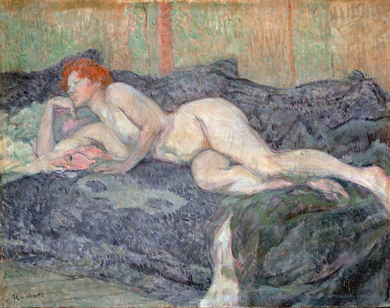 Fekvő akt, 1897 alkotó: Henri de Toulouse Lautrec