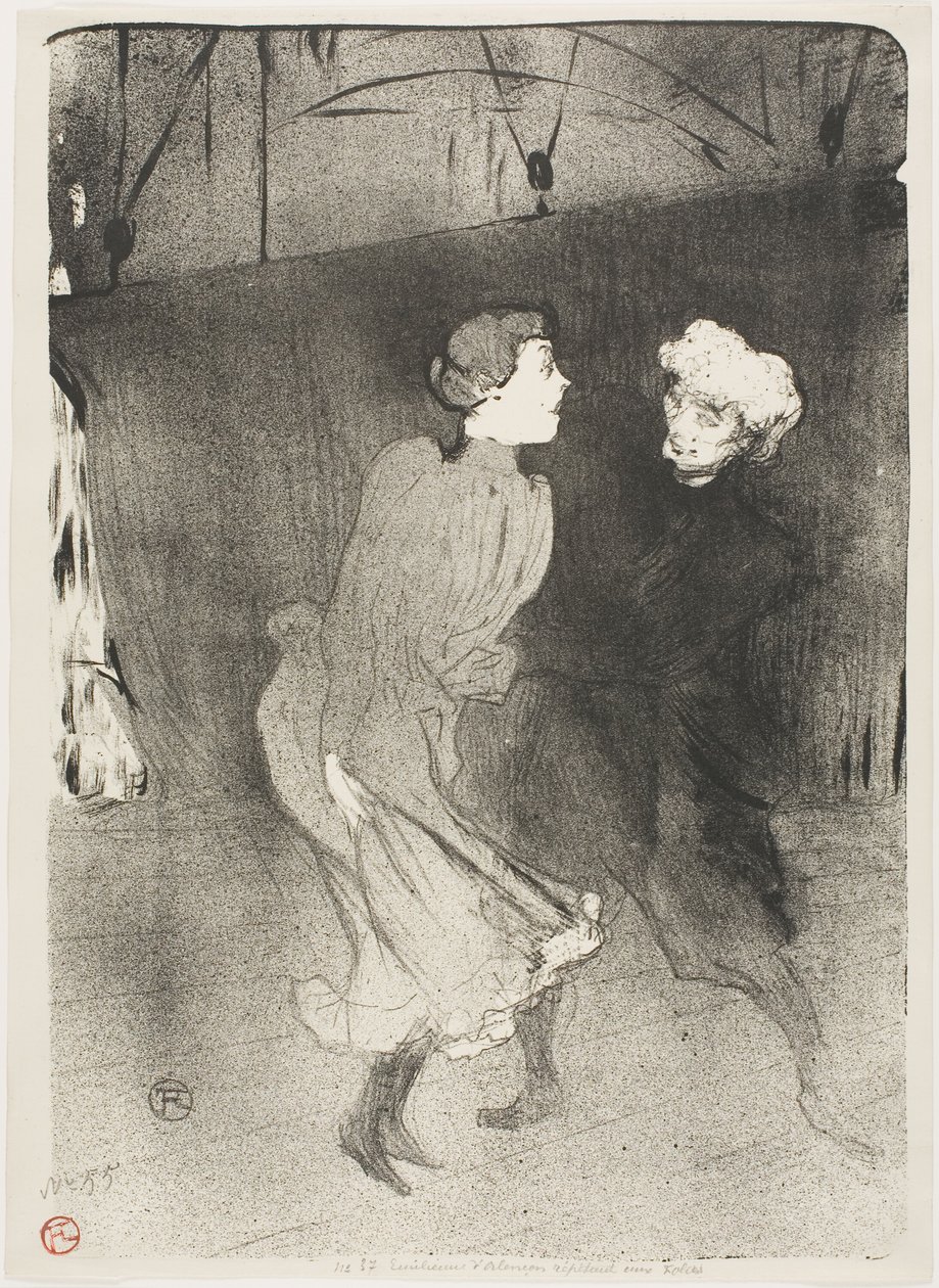 Próba a Folies-Bergère színházban, Emilenne D