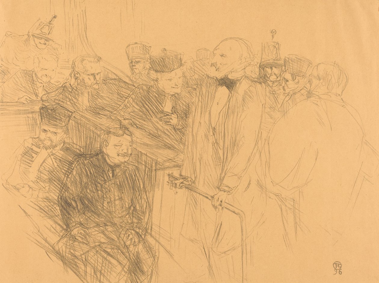 Ribot Deposition Ribot Deposition, 1896. alkotó: Henri de Toulouse Lautrec