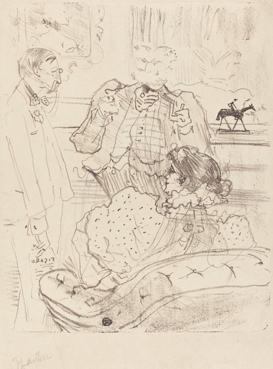Rosmersholm, Le Gage, 1898. alkotó: Henri de Toulouse Lautrec