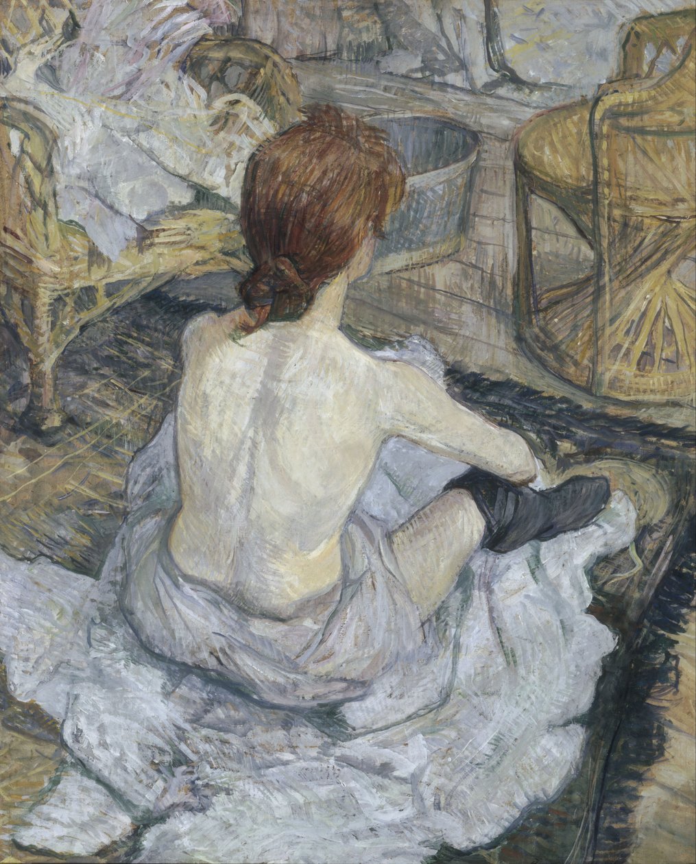Redhead The Toilet, 1889 alkotó: Henri de Toulouse Lautrec