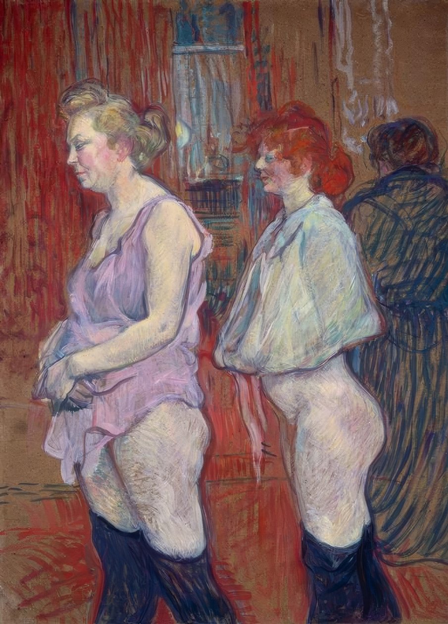 Rue des Moulins alkotó: Henri de Toulouse Lautrec