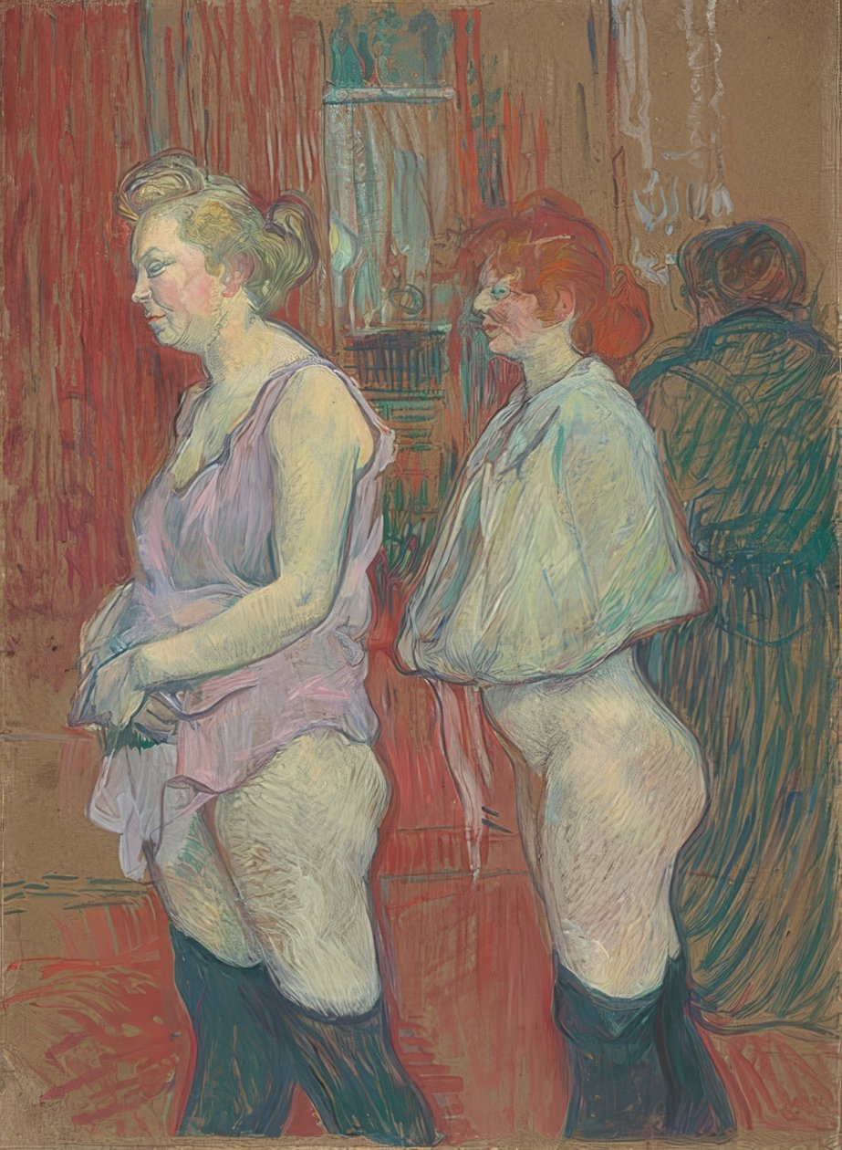 Rue des Moulins. 1894 alkotó: Henri de Toulouse Lautrec