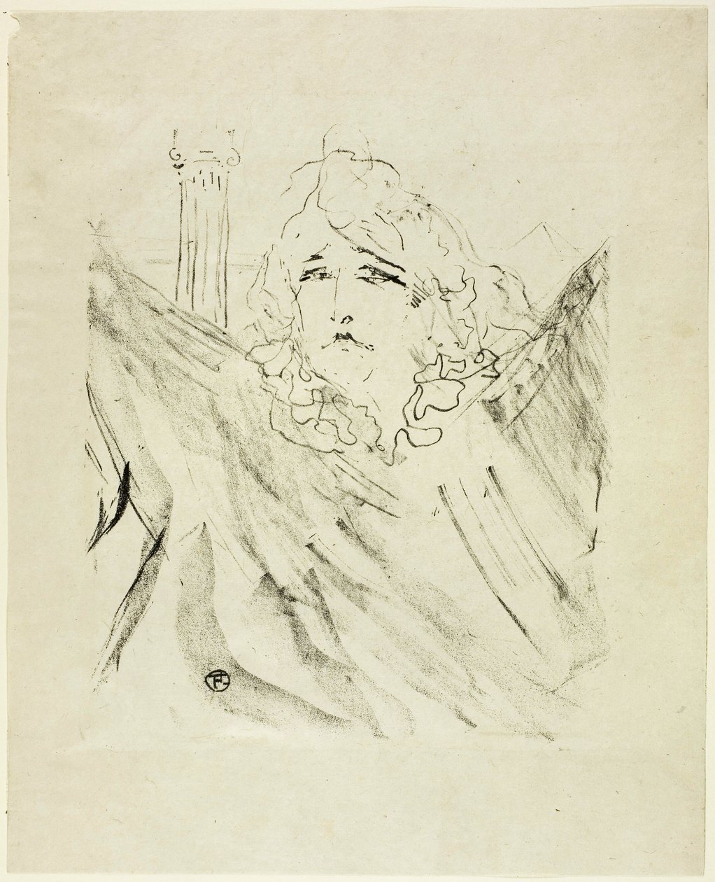 Sarah Bernhardt, a Treize Litográfiáktól alkotó: Henri de Toulouse Lautrec