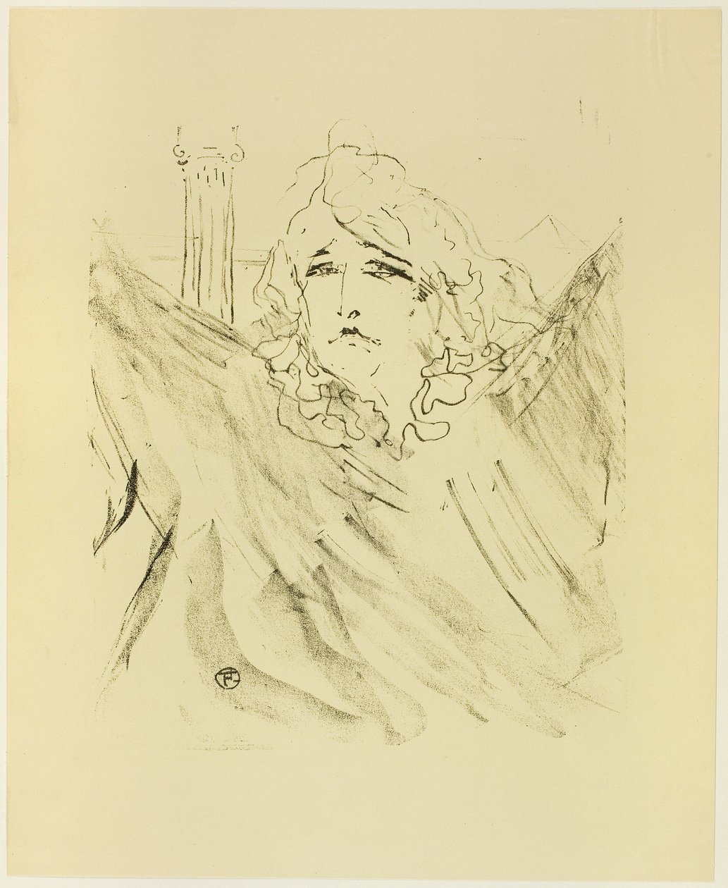 Sarah Bernhardt, a Treize Litográfiáktól alkotó: Henri de Toulouse Lautrec