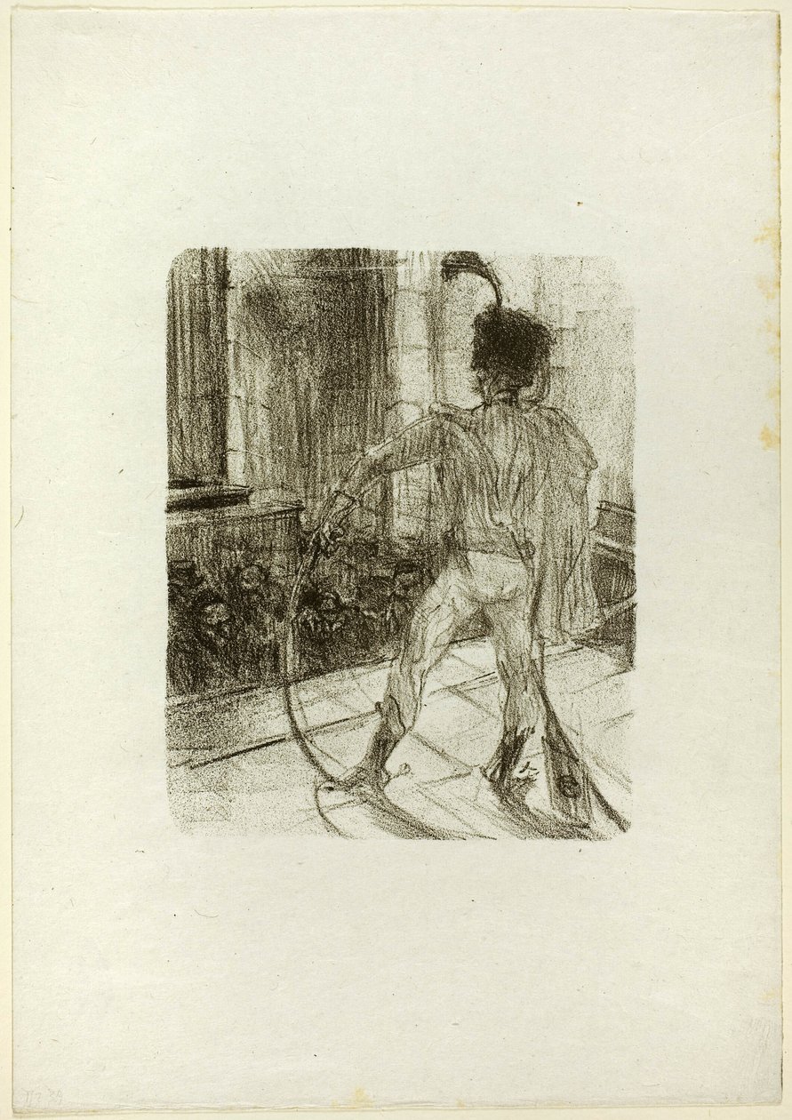 Schlomé Fuss a zsinagógában, az Au Pied du Sinaïból alkotó: Henri de Toulouse Lautrec