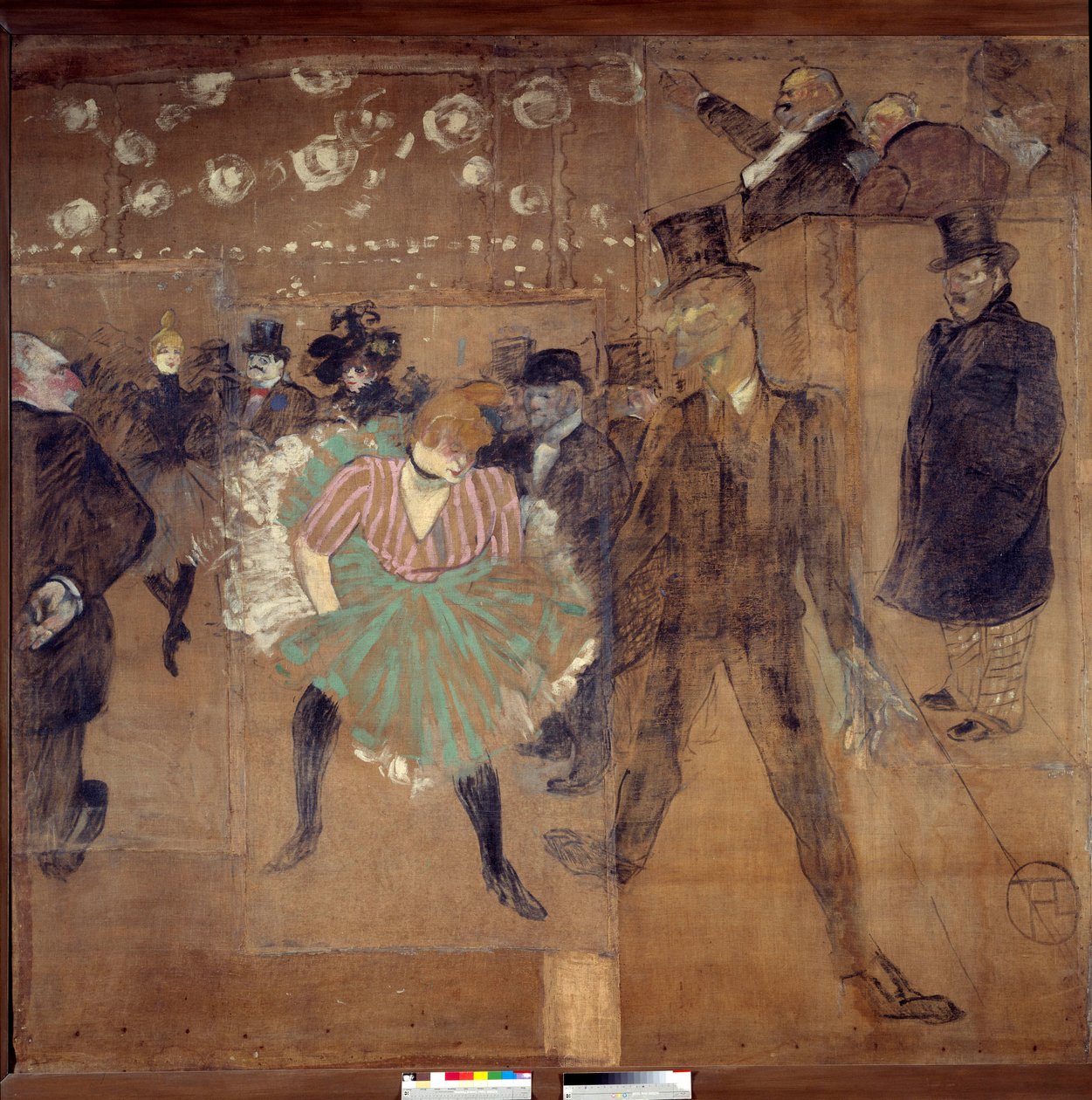 Goulue házának jele (Weber Louise dit La Goulue alkotó: Henri de Toulouse Lautrec