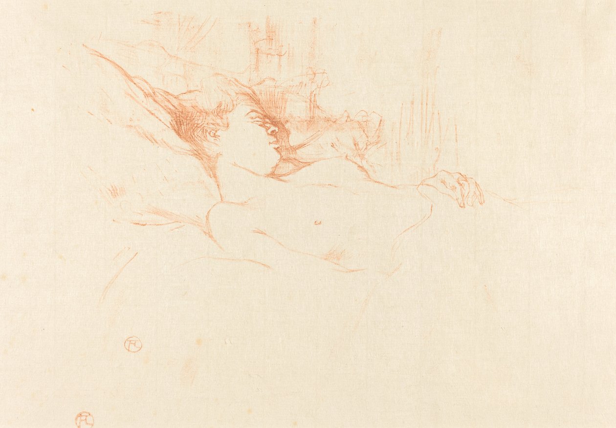 Alvás, alvás, 1896. alkotó: Henri de Toulouse Lautrec