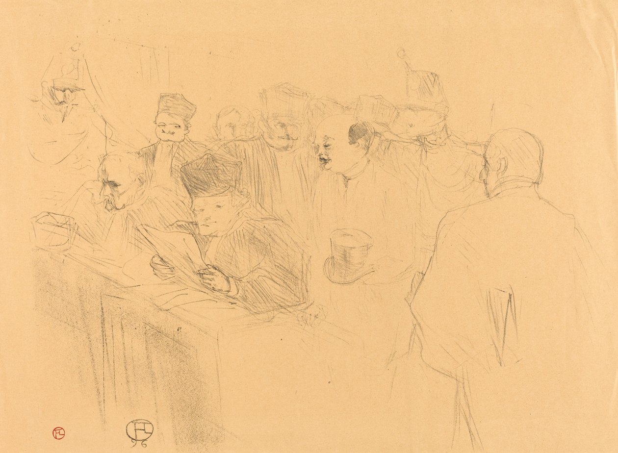 Soudais Deposition alkotó: Henri de Toulouse Lautrec
