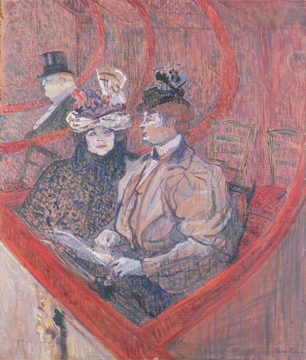 Tanulmány a La Grande Loge számára, 1896 alkotó: Henri de Toulouse Lautrec