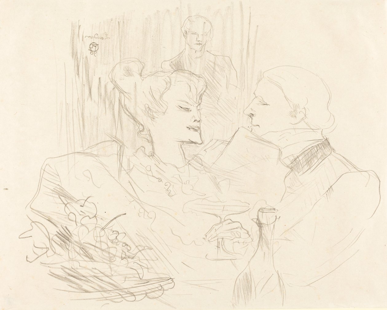 Vacsora Londonban alkotó: Henri de Toulouse Lautrec