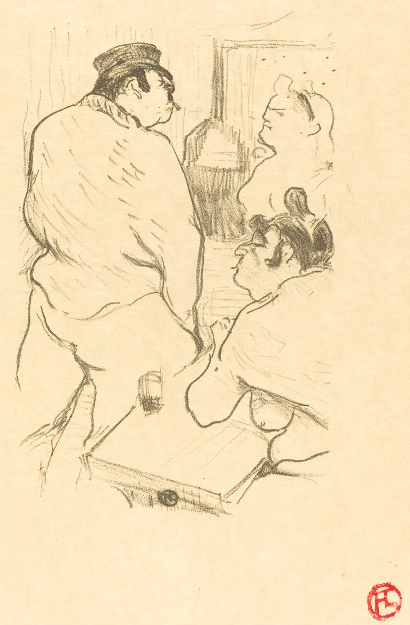 Grenelle terrorja Grenelle terrorja, 1894. alkotó: Henri de Toulouse Lautrec