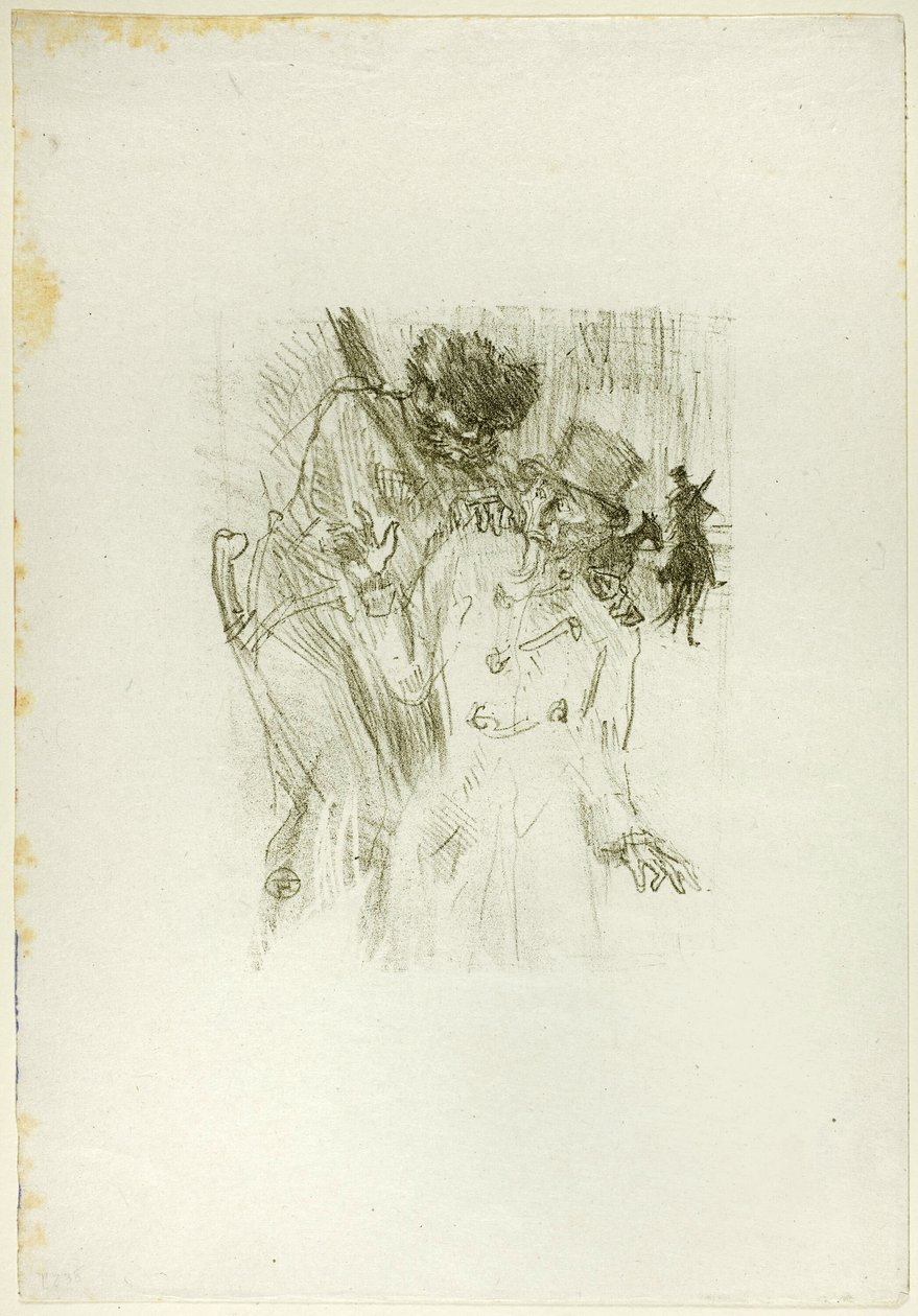 Schlomé Fuss letartóztatása, Au Pied du Sinaïból alkotó: Henri de Toulouse Lautrec