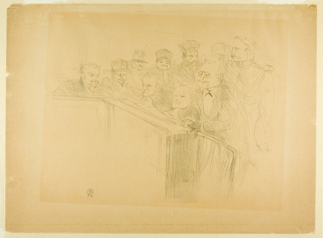 Az Arton-próba (első lemez) alkotó: Henri de Toulouse Lautrec
