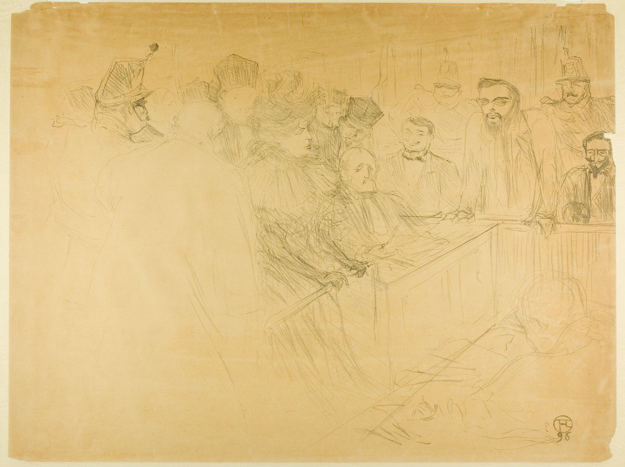 Az Arton-próba (harmadik tábla) alkotó: Henri de Toulouse Lautrec