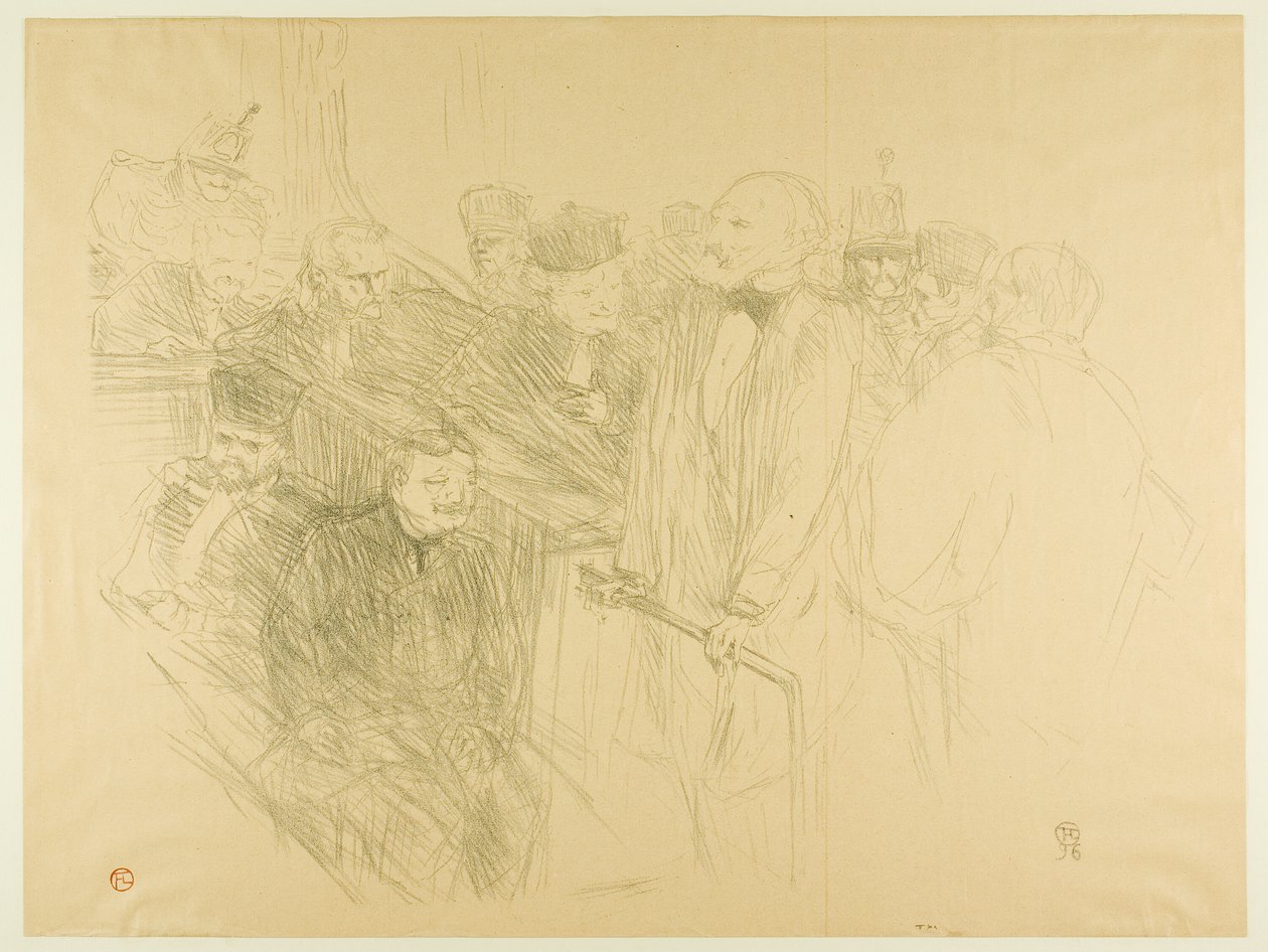Az Arton-per, Ribot bizonyítékot szolgáltat (második lemez) alkotó: Henri de Toulouse Lautrec