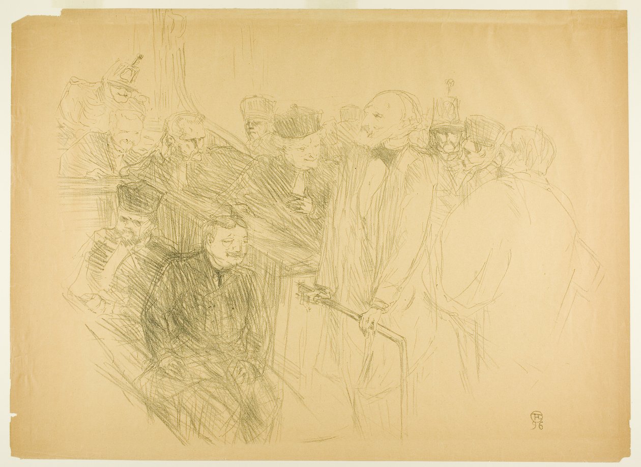 Az Arton-per, Ribot bizonyítékot szolgáltat (második lemez) alkotó: Henri de Toulouse Lautrec