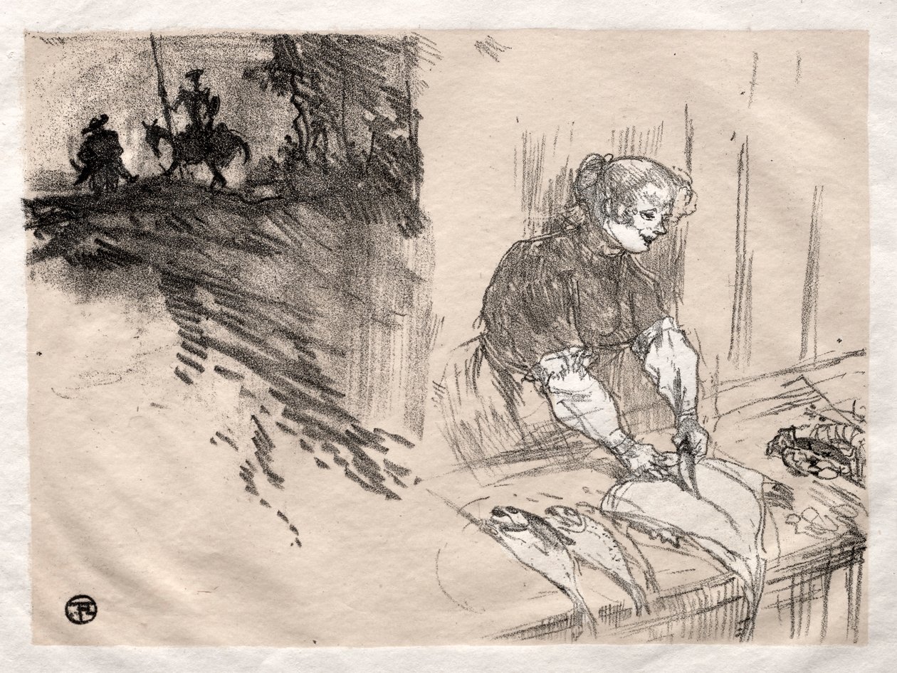 The Brief Joys: Borító, 1897. alkotó: Henri de Toulouse Lautrec
