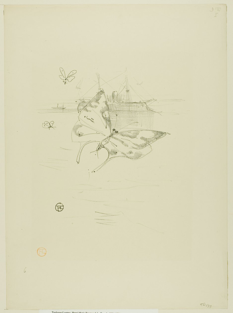 Pillangók, Désiré Dihau dallamaiból alkotó: Henri de Toulouse Lautrec