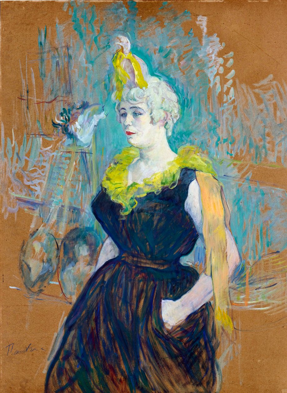 The Clownesse Cha-U-Kao, Toulouse Lautrec, Henri, de (1864-1901) alkotó: Henri de Toulouse Lautrec