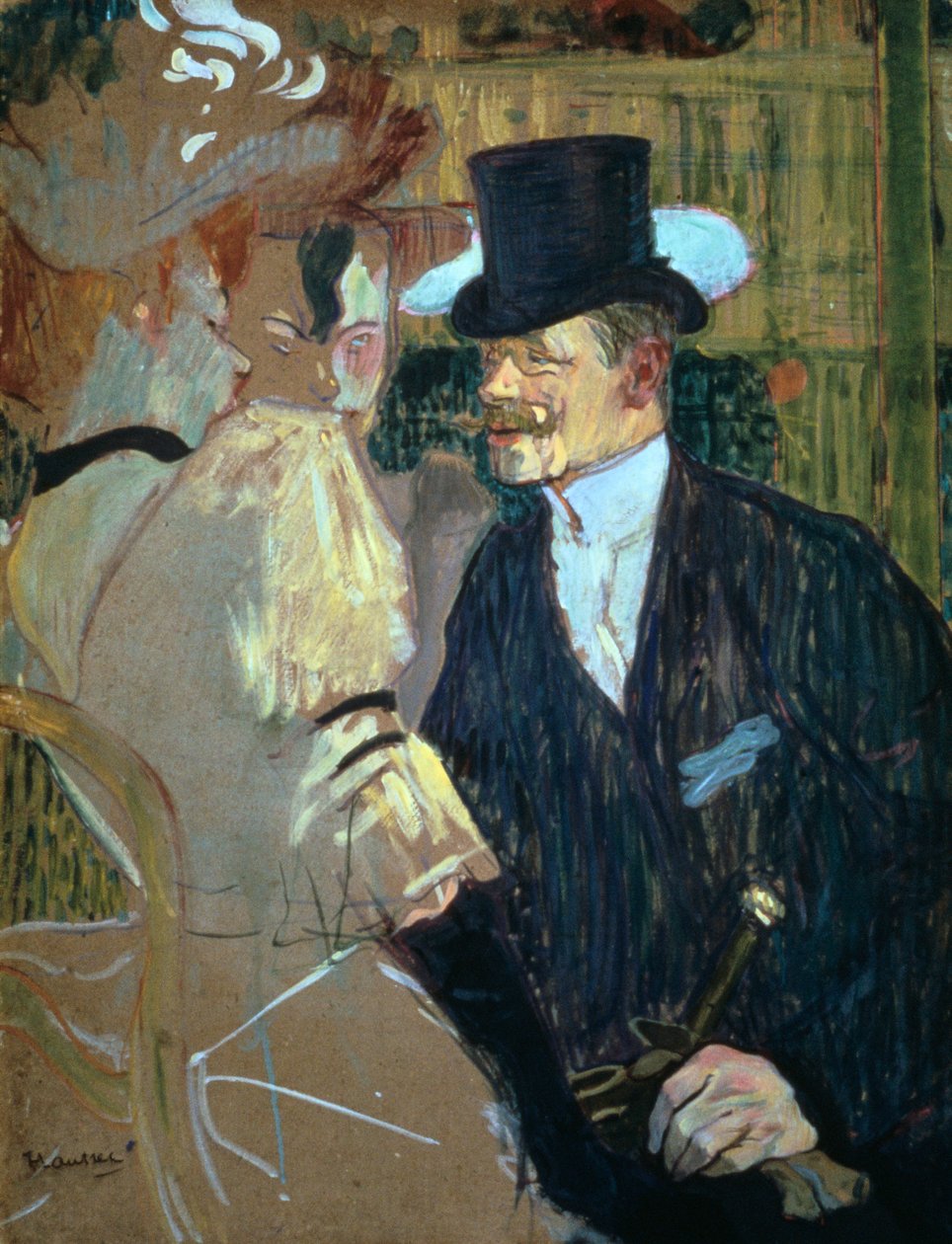 Az angol a Moulin Rouge-ban, 1892 alkotó: Henri de Toulouse Lautrec