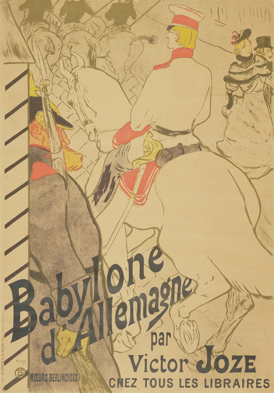 A német Babilon, 1894 alkotó: Henri de Toulouse Lautrec