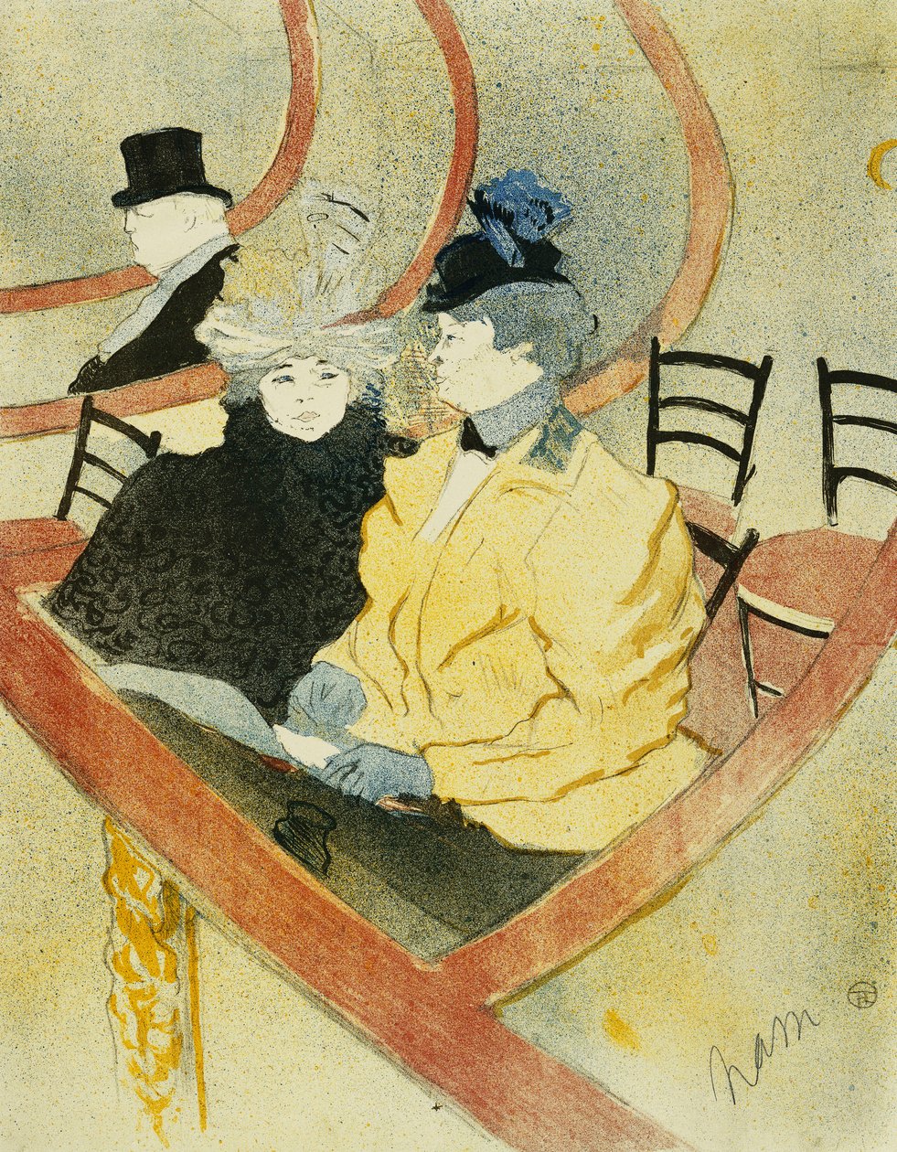 A nagypáholy; A nagypáholy, 1896-7 alkotó: Henri de Toulouse Lautrec