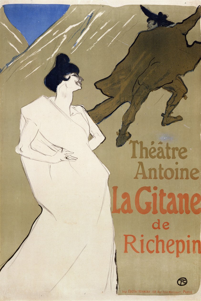 A cigány, 1899 alkotó: Henri de Toulouse Lautrec