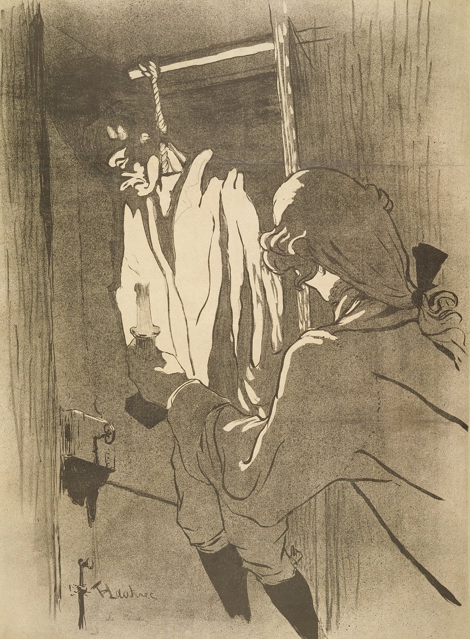 Az akasztott ember, 1892 alkotó: Henri de Toulouse Lautrec