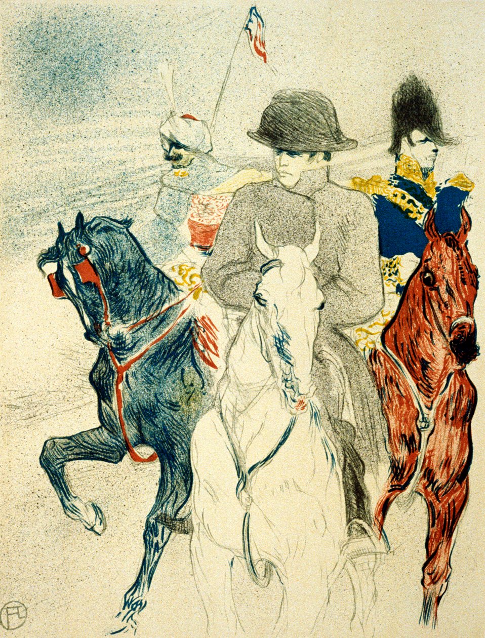 I. Napóleon története elutasította a poszter tervezését a könyvhöz, 1895. alkotó: Henri de Toulouse Lautrec