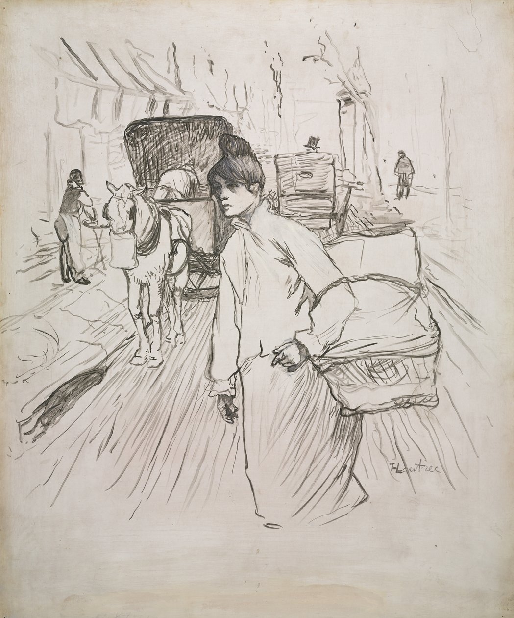 A mosónő, 1888. alkotó: Henri de Toulouse Lautrec