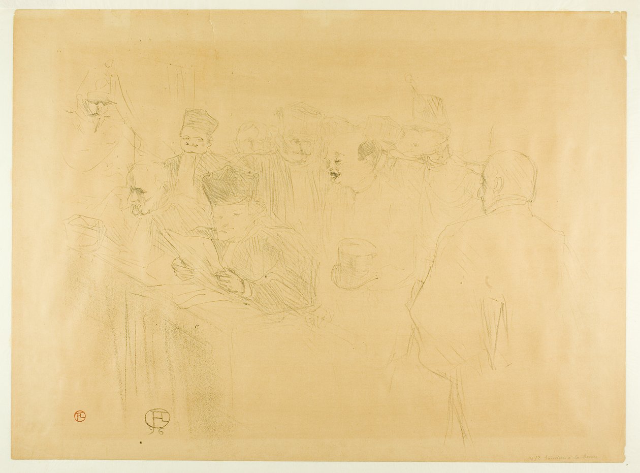 A Lebaudy-per, Mademoiselle Marsy bizonyítékot szolgáltat alkotó: Henri de Toulouse Lautrec