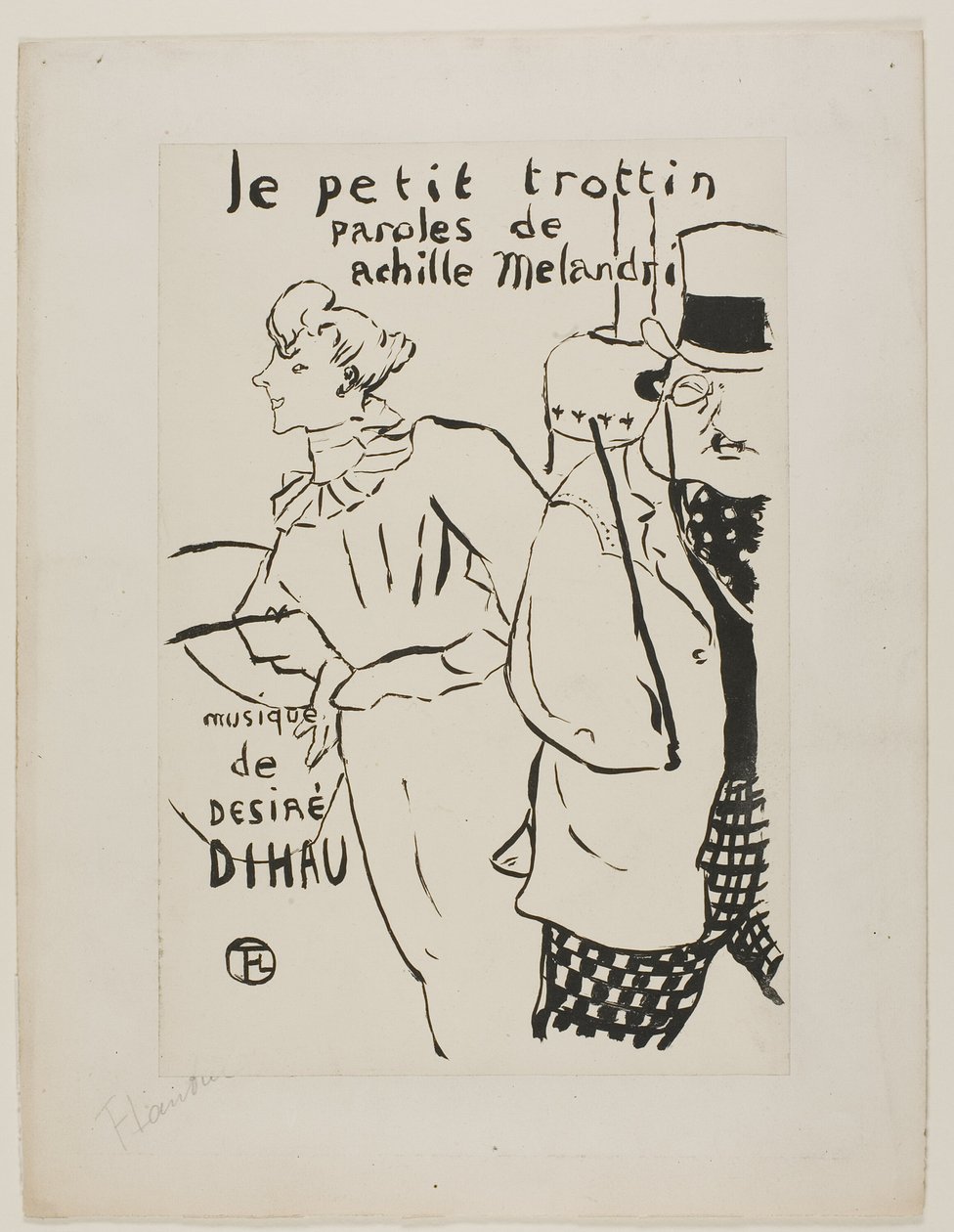 A kis vándorlány alkotó: Henri de Toulouse Lautrec