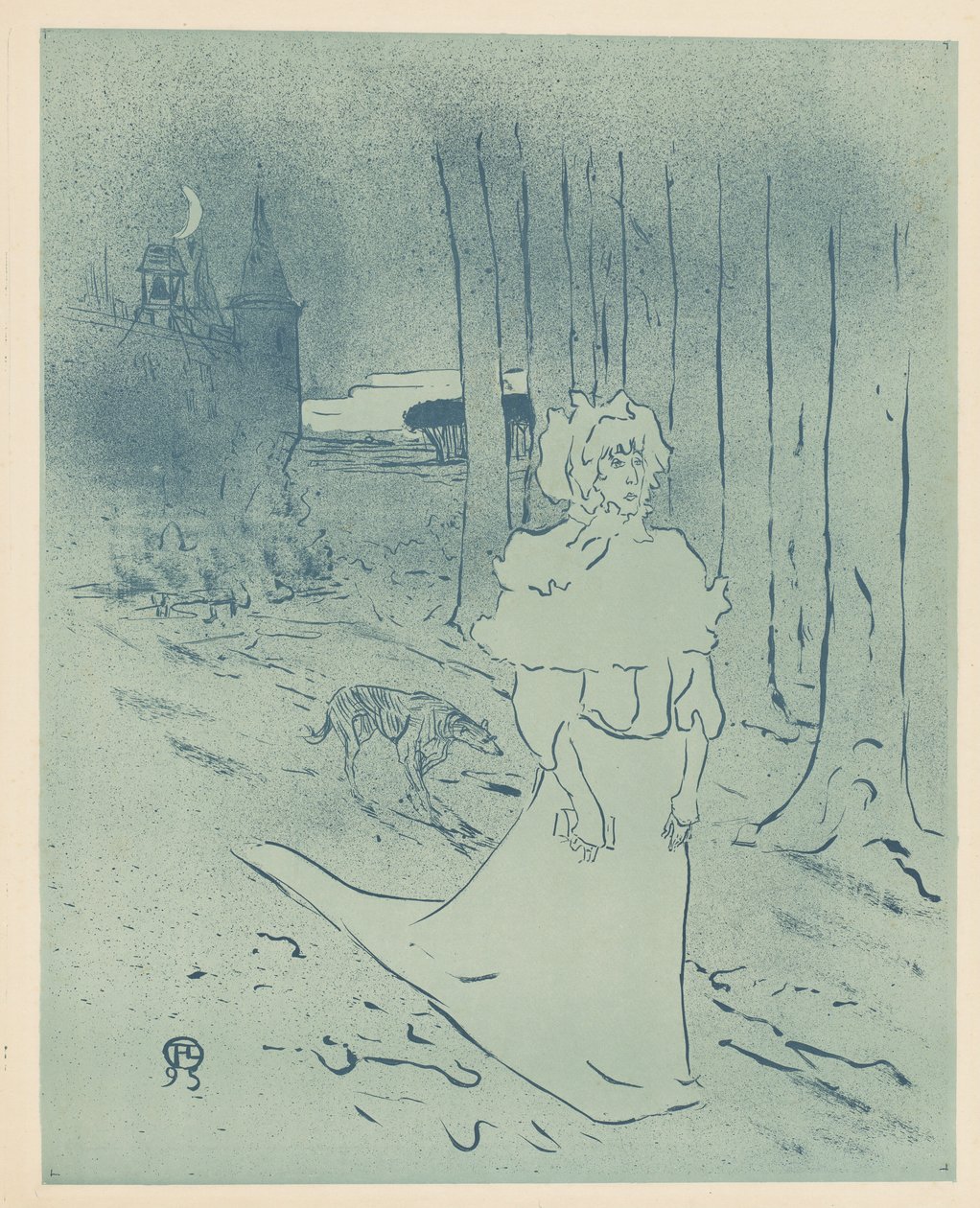 Az udvarhölgy vagy az ómen (A Chatelaine vagy a toxin) alkotó: Henri de Toulouse Lautrec
