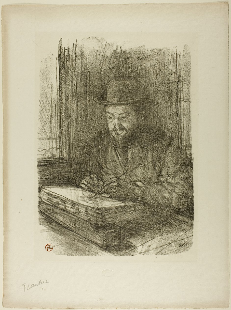 A metsző mester, Adolphe Albert alkotó: Henri de Toulouse Lautrec