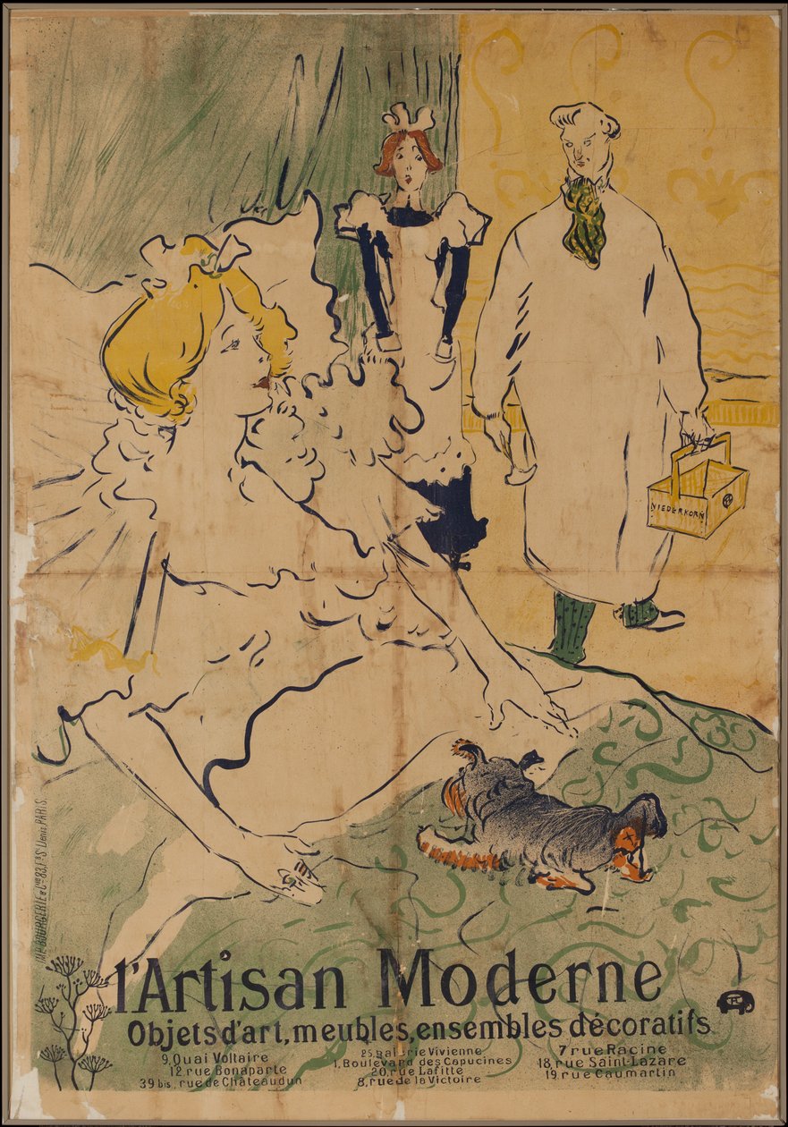 A modern kézműves alkotó: Henri de Toulouse Lautrec