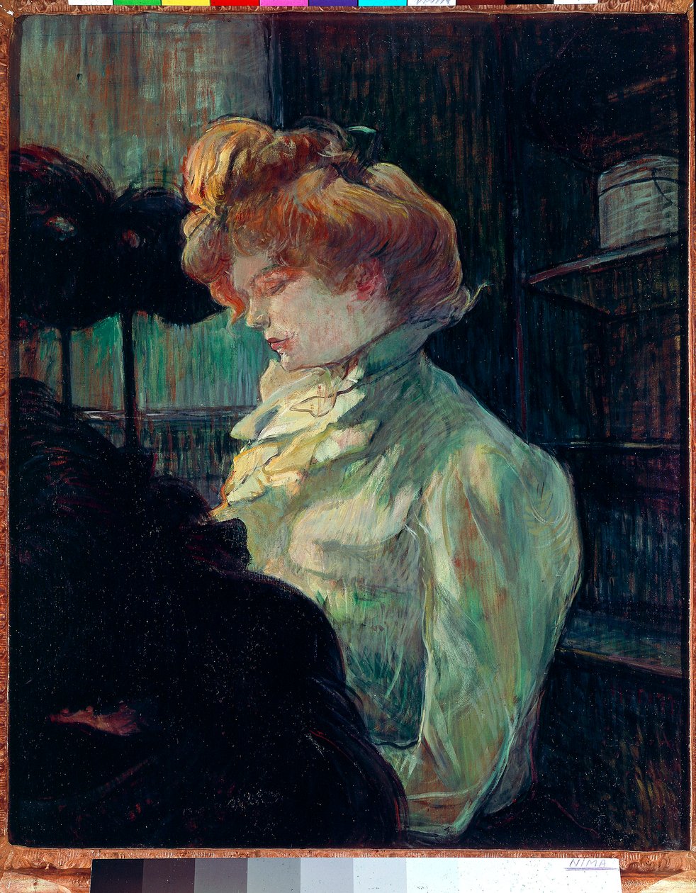 A Modist. Madame Louise Blouet portréja (olaj, vászon alkotó: Henri de Toulouse Lautrec