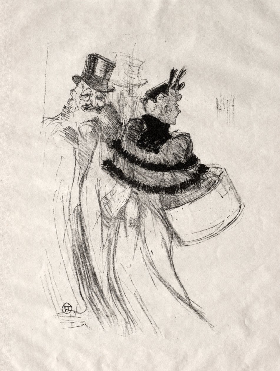 Az öreg urak, 1894. alkotó: Henri de Toulouse Lautrec