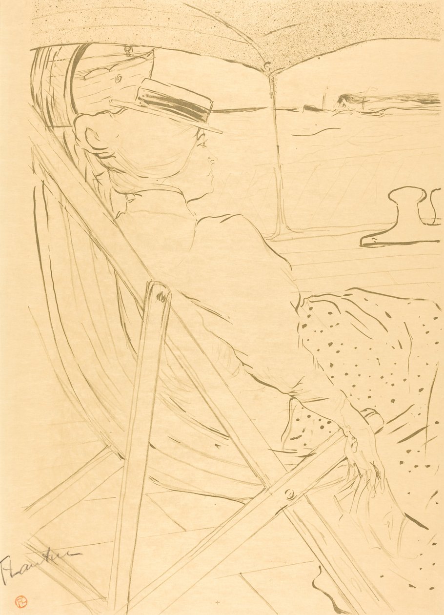 Az utas az 54-es kabinból – vitorlázás egy jachton alkotó: Henri de Toulouse Lautrec