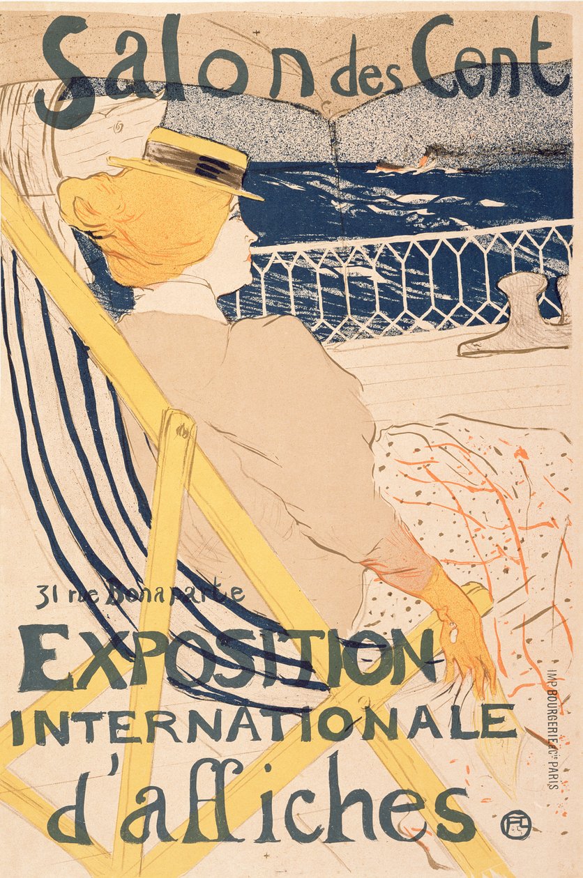 Az utas az 54-es kabinból – Vitorlázás egy jachton, 1896 alkotó: Henri de Toulouse Lautrec
