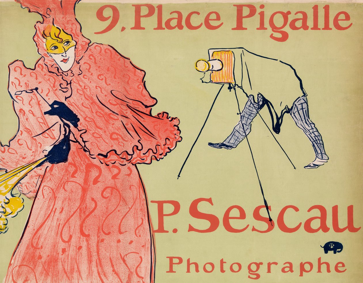 A fényképész Sescau A fényképész Sescau, 1894., 1894. alkotó: Henri de Toulouse Lautrec