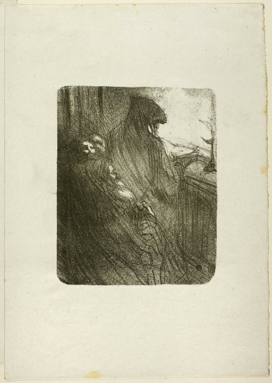 A lengyel zsidók imája, Au Pied du Sinaïból alkotó: Henri de Toulouse Lautrec