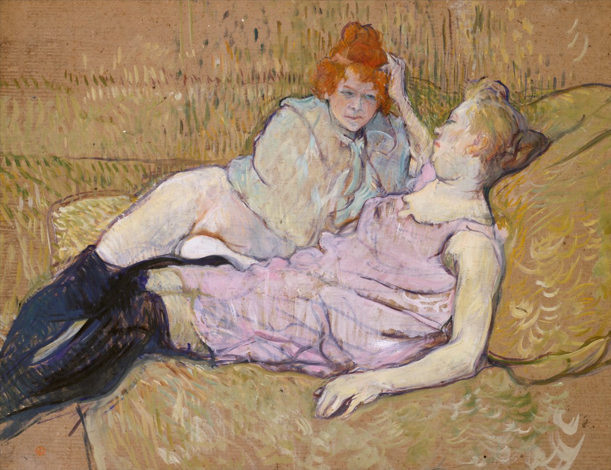 A kanapé, kb. 1894-96. alkotó: Henri de Toulouse Lautrec